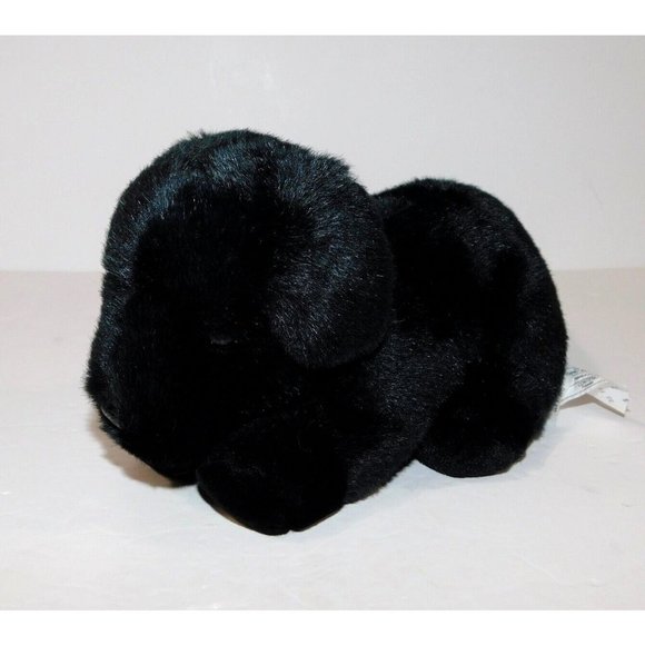 RARE Vintage IKEA 9" Plush Black Lab Labrador Retriever Puppy Dog Stuffed - Picture 3 of 7